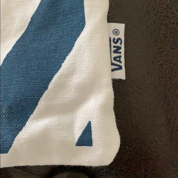 🌞 3/$20 Vans Customs Blue & White Stripes Dust Bag - Picture 2 of 5